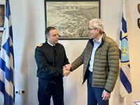 Συνάντηση του Άγγελου Τσιγκρή με τον Κεν...