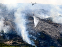 Συνεχίζει να καίει η φωτιά στην Άνω Καλλ...