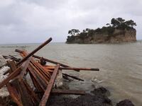 Ζάκυνθος: Ο «Ιανός» κατέστρεψε τη γέφυρα...