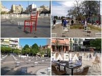 Ηχηρό μήνυμα με άδειες καρέκλες σε Πάτρα...