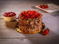 Συνταγή για απολαυστικό κέικ με φράουλα και λεμόνι