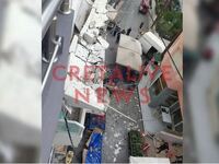 Κρήτη: Τμήμα μπαλκονιού κατέρρευσε και έ...