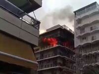 Μεγάλη φωτιά σε πολυκατοικία στο Παλαιό ...