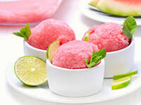 Δροσερό σορμπέ καρπούζι με 3 υλικά 