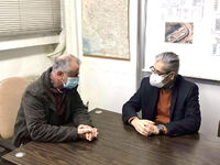 Επίσκεψη του Άγγελου Τσιγκρή στην ΕΒΟ Αιγίου