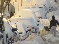 Νέα Υόρκη: Χιονοπόλεμος και με την αστυν...