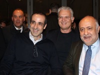 Ο Γρηγόρης Δημητριάδης στην κοπή βασιλόπ...