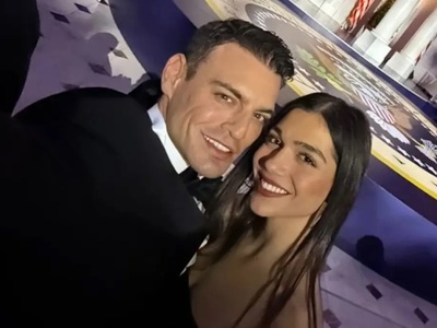 Η Μελίνα Νικολαΐδη και ο Δημήτρης Φεντερ...