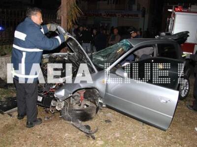 Πύργος: Νεκρός ο 29χρονος οδηγός του Ι.Χ...
