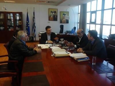 Ο Θανάσης Νταβλούρος επισκέφθηκε ΠΓΝΠ, Π...