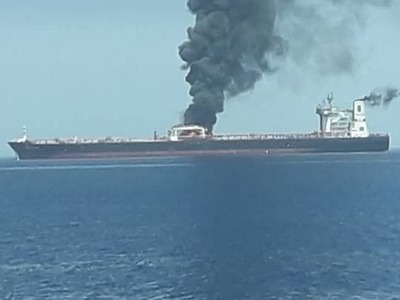 Επίθεση σε δυο δεξαμενόπλοια στον Κόλπο του Ομάν