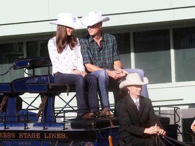 Γουίλιαμ και Κέιτ μετατράπηκαν σε... καουμπόηδες 