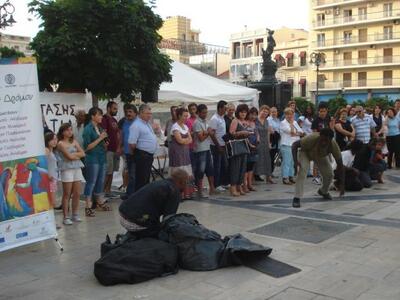 Και θέατρο δρόμου στην πλατεία Γεωργίου