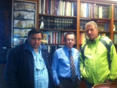 Πάτρα: Συνάντηση Νικολόπουλου με αντιπρο...