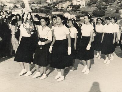 Από µαθητική παρέλαση της η Ευτέρπη Κωνσ...