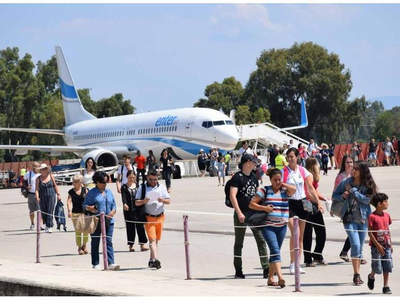 Αεροδρόμιο Αράξου: Προς ρεκόρ διεθνών αφίξεων