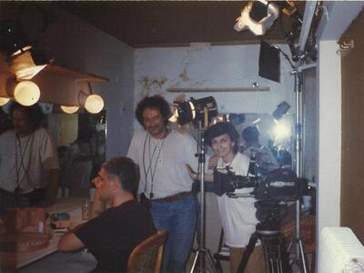 Γυρίσματα με τον Μιχάλη Μανιάτη