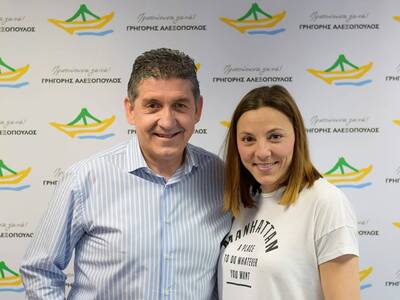 Η Χαρά Μάλλιου υποψήφια με τον Γρηγόρη Αλεξόπουλο
