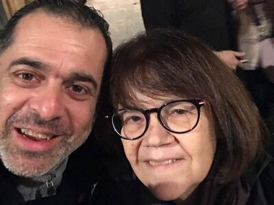 Ο Στέλιος Απστολόπουλος με την Ντούλη Δη...