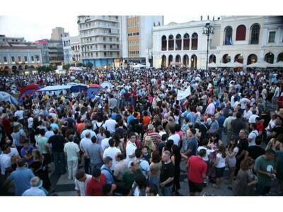ΠΑΤΡΑ: Καρέ καρέ η Κυριακάτικη συγκέντρω...