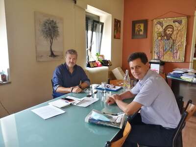  Επίσκεψη Πέτρου Ψωμά στον ρέκορντμαν τη...