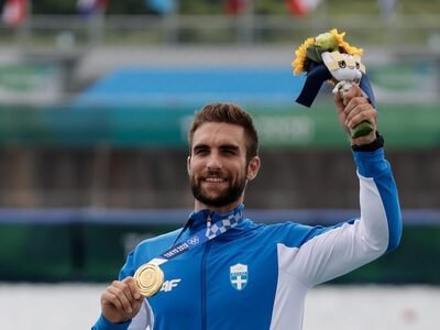 Ντούσκος: Η απονομή του χρυσού μεταλλίου...