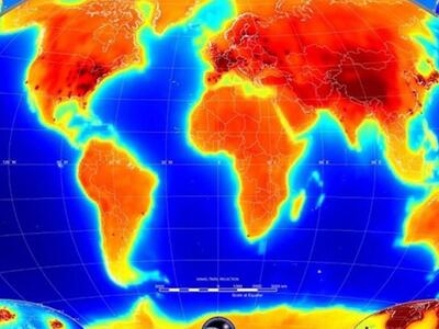 Ο παγκόσμιος χάρτης της ραδιενέργειας- ΔΕΙΤΕ ΦΩΤΟ 