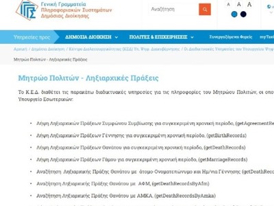 Απλοποιείται η καταχώρηση ληξιαρχικών πρ...