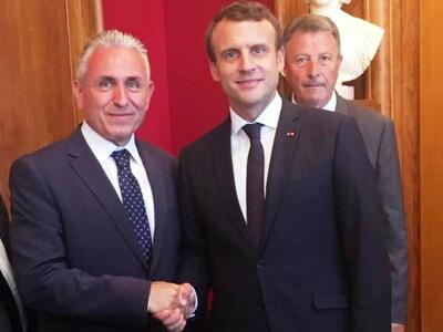 Με τον Εμμανουέλ Μακρόν συναντήθηκε ο δή...