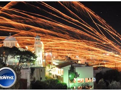 Βίντεο από τη Χίο: Εντυπωσιακός και φέτο...