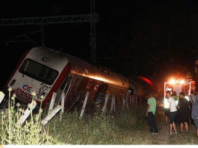 Εκτροχιάστηκε μηχανή τρένου στην Ξυνιά