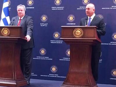 Ο Κοτζιάς μαζί με τον Μεβούτ Τσαβούσογλο...