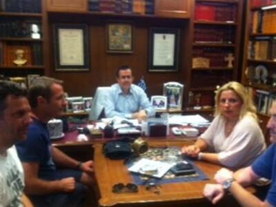 Συνάντηση Νίκου Νικολόπουλου για το αθλη...