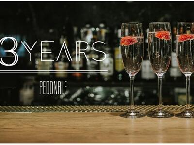 Το Pedonale γιορτάζει τα 3 χρόνια του μαζί μας!