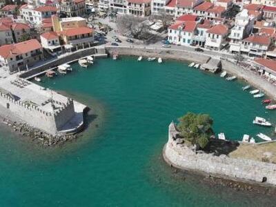 Το όμορφο λιμάνι της Ναυπάκτου από ψηλά!