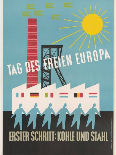 Η αφίσα του Robert Schuman για την Ευρωπ...