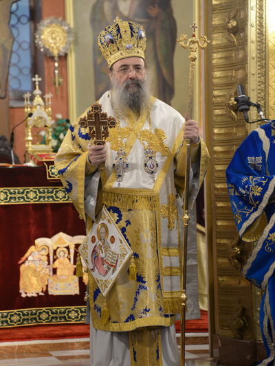 Ο Μητροπολίτης Πατρών χειροτόνησε σε διάκονο στον πανηγυρίζοντα ναό του Αγ. Νικολάου, τον Ν. Κουστουράκη