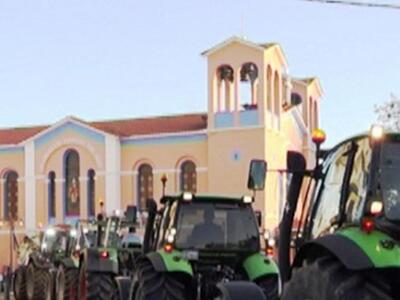 Ένας ...εντυπωσιακός γάμος! Κομβόι τρακτ...