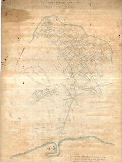 Ανυπόγραφος Χάρτης της πόλεως των Πατρών...