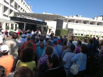 Συνάντηση των εργαζομένων της ΕΒΟ με τον...