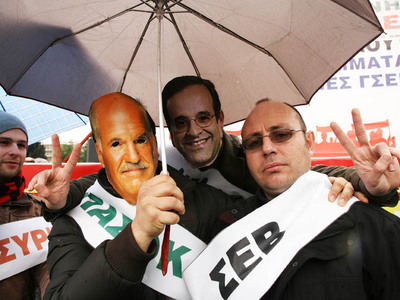 Και τώρα αρχίζουν οι ...παρελάσεις των απεργών