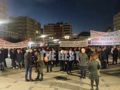 Πάτρα: Η πορεία για τα Τέμπη με κυρίαρχο...