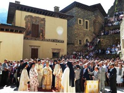 Ο Οικουμενικός Πατριάρχης Βαρθολομαίος σ...