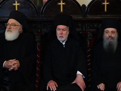 Στη φωτ. από το σάιτ του Οικουμενικού Πα...