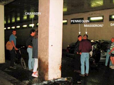 Φωτογράφοι και περαστικοί δευτερόλεπτα μ...