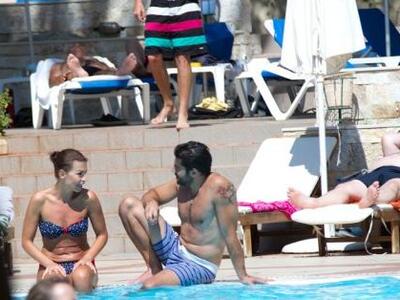 Η Νίνα Λοτσάρη με τον σύζυγο της Κωνσταν...