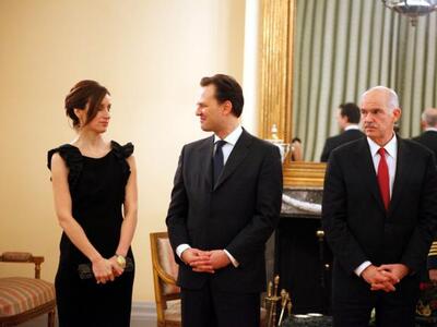 ο Υπουργός Εξωτερικών, Δημήτρης Δρούτσας...