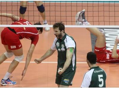 Α1 βόλεϊ: Μεγάλη νίκη του Παναθηναϊκού σ...