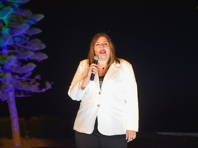 Η Λυδία Καραθανασοπούλου.