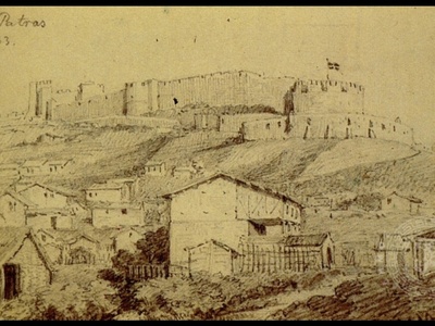 σχέδιο με μολυβί τού Χριστιανού Χάνσεν, ...